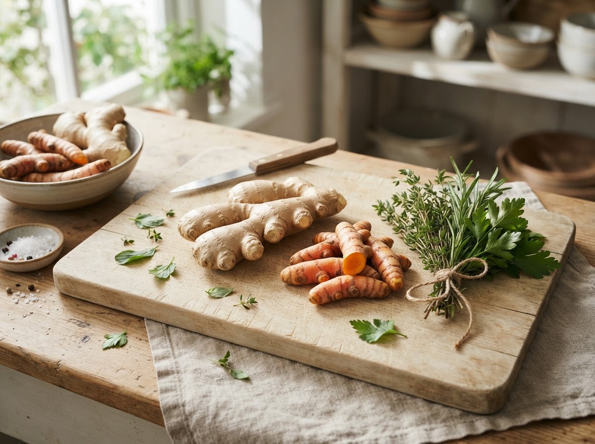 Noten, zaden en groene bladeren met magnesium